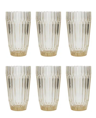 FORTESSA ARCHIE ICED BEVERAGE GLASSES, SET OF 6