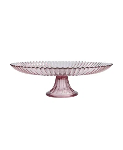 FORTESSA ARCHIE PINK LARGE CAKE STAND 13X4.1"