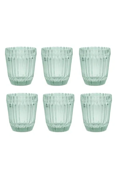 FORTESSA FORTESSA ARCHIE SET OF 6 SAGE DOUBLE OLD FASHIONED GLASSES