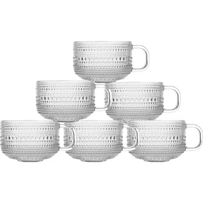 FORTESSA FORTESSA JUPITER SET OF 6 TEA/CAPPUCCINO CUPS