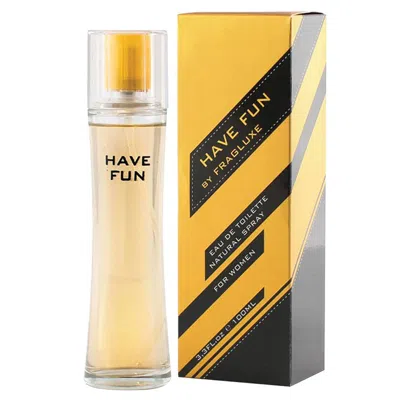 FRAGLUXE FRAGLUXE LADIES HAVE FUN EDT SPRAY 3.4 OZ FRAGRANCES 5425017734499