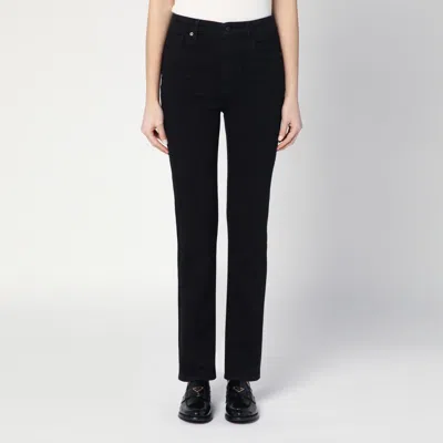 FRAME FRAME BLACK STRAIGHT-LEG JEANS THE PENCIL