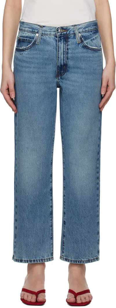 FRAME BLUE 'THE HANG' JEANS