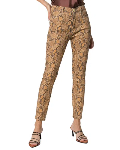 FRAME FRAME DENIM LE HIGH SKINNY CROP PYTHON JEAN