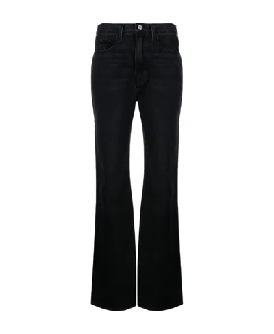 FRAME FLARED HIGH-WAIST JEANS