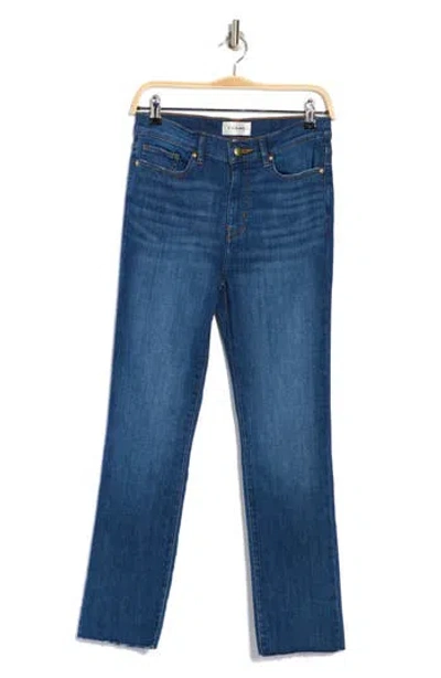 FRAME FRAME HIGH WAIST CROP STRAIGHT LEG JEANS