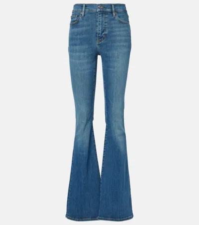 FRAME LE HIGH FLARE HIGH-RISE FLARED JEANS