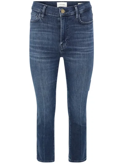 FRAME LE HIGH STRAIGHT-LEG JEANS