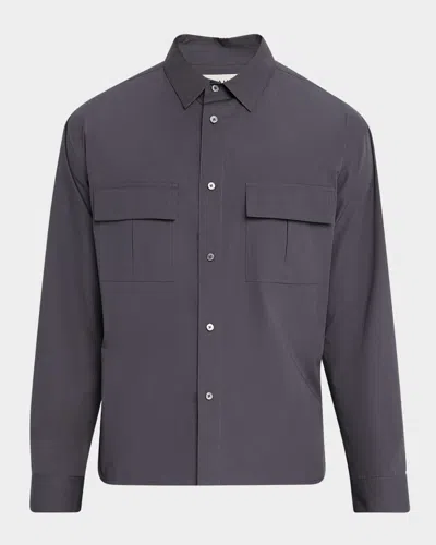 FRAME MEN'S MULTI-POCKET BUTTON-DOWN SHIRT