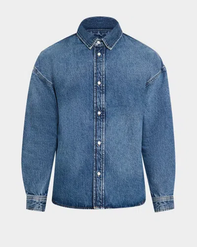 FRAME MEN'S RELAXED HEAVY DENIM SHIRT