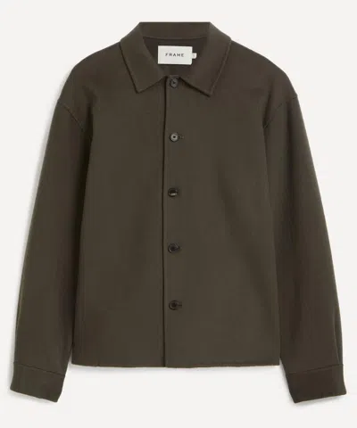 FRAME FRAME MENS DOUBLE FACE WOOL SHIRT JACKET