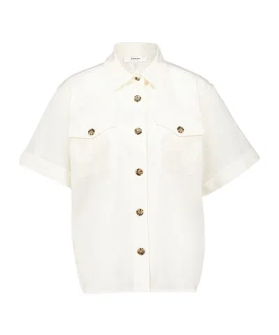 FRAME PATCH-POCKET COTTON SHIRT