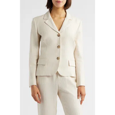 FRAME FRAME THE SMART LINEN BLEND BLAZER