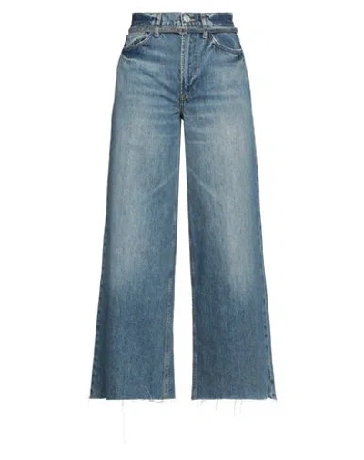 FRAME FRAME WOMAN JEANS BLUE SIZE 28 COTTON