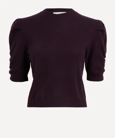 FRAME FRAME WOMEN'S RUCHED SLEEVE CASHMERE JUMPER