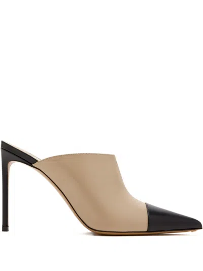 FRANCESCO RUSSO 105MM POINTED-TOE STILETTO MULES