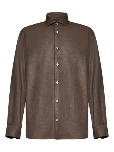 FRANZESE COLLECTION DONALD TRUMP POINTED-COLLAR BUTTONED SHIRT