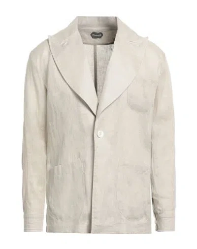 FRANZESE COLLECTION FRANZESE COLLECTION MAN BLAZER BEIGE SIZE XXL LINEN