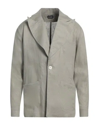 FRANZESE COLLECTION FRANZESE COLLECTION MAN BLAZER SAGE GREEN SIZE XXL LINEN