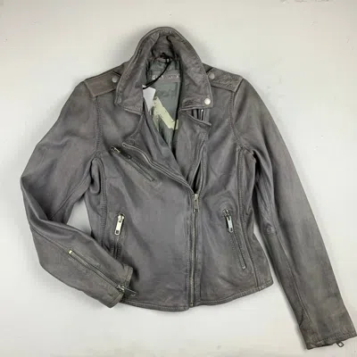 FREAKY NATION FREAKY NATION LEDERJACKE BIKERJACKE PRINCESS MILA F11 ASH