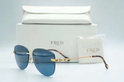 FRED FRED FG 40045U 30V RIMLESS GOLD TORTOISE AUTHENTIC SUNGLASSES FRAMES 61-12