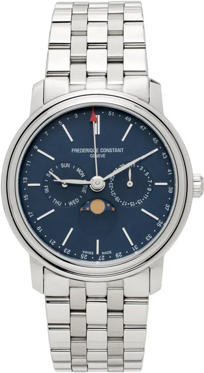 FREDERIQUE CONSTANT SILVER CLASSICS INDEX BUSINESS TIMER WATCH