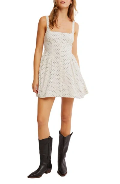 FREE PEOPLE FREE PEOPLE ASTRID POLKA DOT MINIDRESS