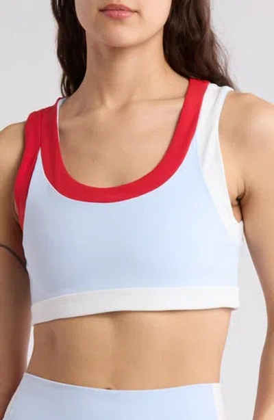 FREE PEOPLE FREE PEOPLE NEVER BETTER COLORBLOCK SPORTS BRA