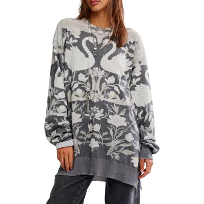 FREE PEOPLE FREE PEOPLE NOUVELLE COTTON & WOOL BLEND SWEATER