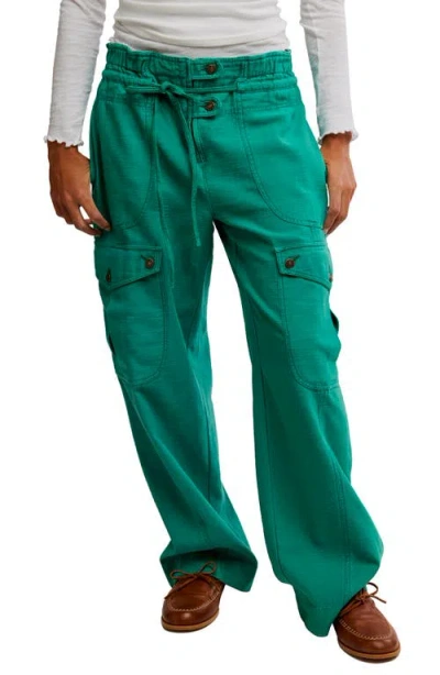 FREE PEOPLE FREE PEOPLE PARK AVE COTTON CARGO PANTS