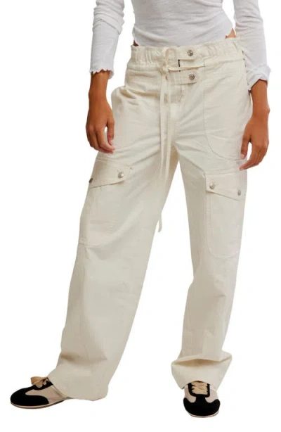 FREE PEOPLE FREE PEOPLE PARK AVE COTTON CARGO PANTS