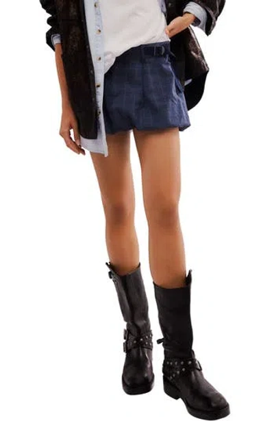 FREE PEOPLE FREE PEOPLE SATURN PLAID BUBBLE MINISKIRT