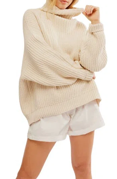 FREE PEOPLE FREE PEOPLE SWIM TOO DEEP TURTLENECK SWEATER