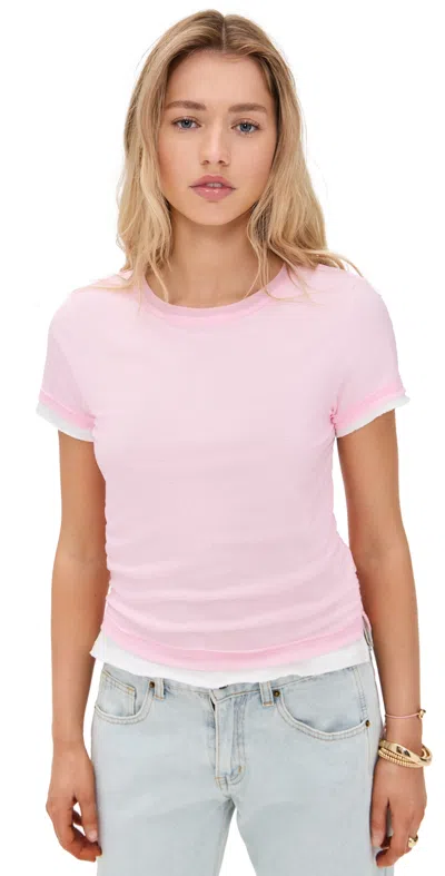 FREE PEOPLE TASHA TEE BALLET COMBO