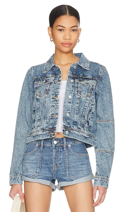 FREE PEOPLE X WE THE FREE RUMORS DENIM JACKET