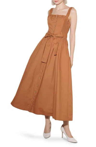 FREEMARKET FREEMARKET TIE WAIST SLEEVELESS MAXI DRESS