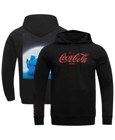 FREEZE MAX MEN'S BLACK COCA-COLA SHARING A COKE PULLOVER HOODIE