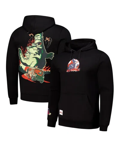 FREEZE MAX MEN'S BLACK THE SIMPSONS HOMEZILLA PULLOVER HOODIE