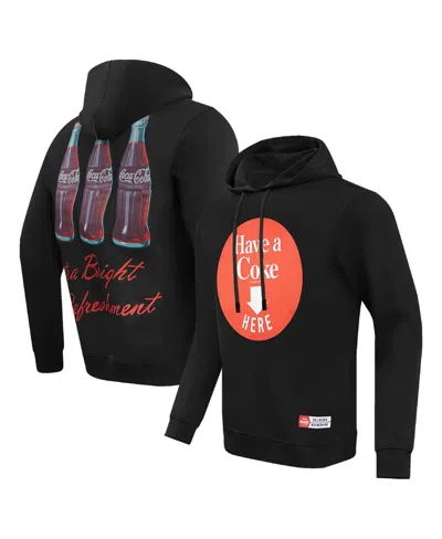 FREEZE MAX MEN'S FREEZE MAX BLACK COCA-COLA HAVE A COKE HERE PULLOVER HOODIE