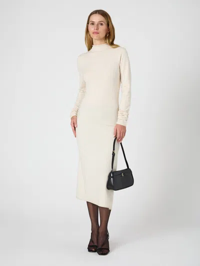 FRENCH CONNECTION COSYSOFT SIDE SPLIT MIDI DRESS FRENCH CONNECTION DRESSES