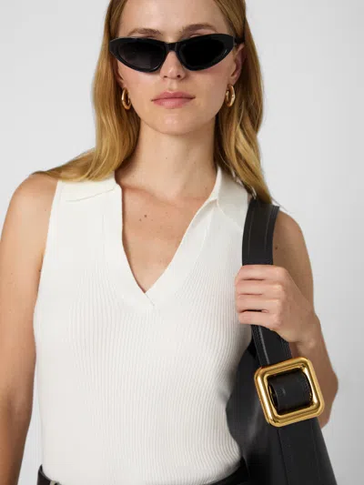 FRENCH CONNECTION COSYSOFT V NECK SLEEVELESS SWEATER FRENCH CONNECTION KNITWEAR