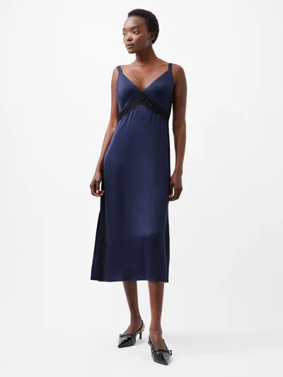 FRENCH CONNECTION ENNIS SATIN LACE DRESS FRENCH CONNECTION DRESSES