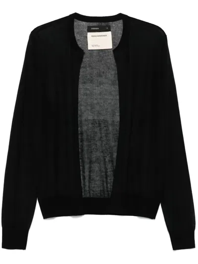 FRENCKENBERGER FINE-KNIT CARDIGAN