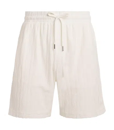 FRESCOBOL CARIOCA COTTON TERRY AUGUSTO JACQUARD SHORTS