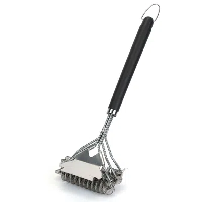 FRESH FAB FINDS 16.5IN BBQ GRILL CLEANING BRUSH STAINLESS STEEL BARBECUE SCRAPER