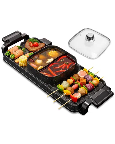 FRESH FAB FINDS FRESH FAB FINDS 2-IN-1 ELECTRIC HOT POT & GRILL