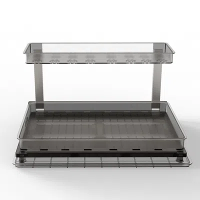 FRESH FAB FINDS 2-TIER PULL OUT UNDER SINK ORGANIZER