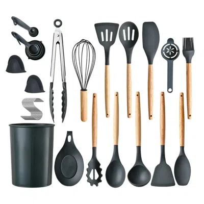FRESH FAB FINDS 35PCS KITCHEN COOKING UTENSILS SET WITH HOLDER