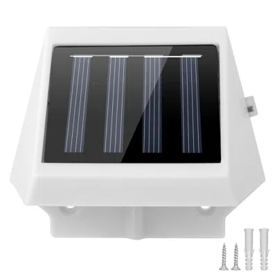 FRESH FAB FINDS LED SOLAR STAIR LIGHTS DUSK-TO-DAWN WATERPROOF GARDEN LAMP