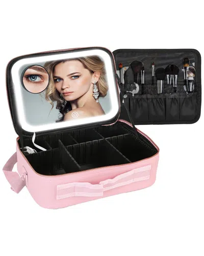 FRESH FAB FINDS FRESH FAB FINDS NPOLAR TRAVEL MAKEUP BAG WITH LED MIRROR